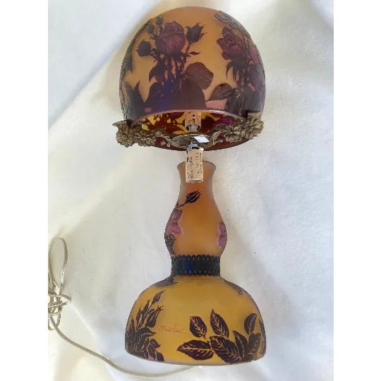 This elegant lamp would suit any art nouveau or antique decor perfectly!