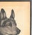 Black Limited Edition Bert Cobb Signed Drypoint Etching German Shepherd Luchs 33 of 75 For Sale - Image 8 of 12