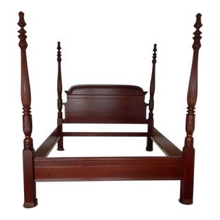 Vintage Pennsylvania House Hallmark Cherry King Empire Bed For Sale