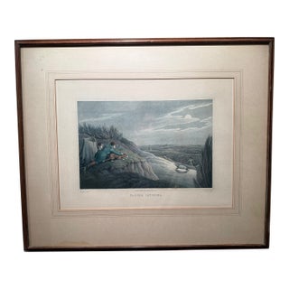 Henry Alken "Badger Catching" Hand-Colored Aquatint From 1821, T. McLean, From "The National Sports of Great Britain" For Sale