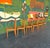 Danish Teak & Cord Dining Chairs - 6 For Sale - Image 4 of 10