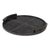 2020s Forte Leather Tray Round, Black For Sale - Image 5 of 5