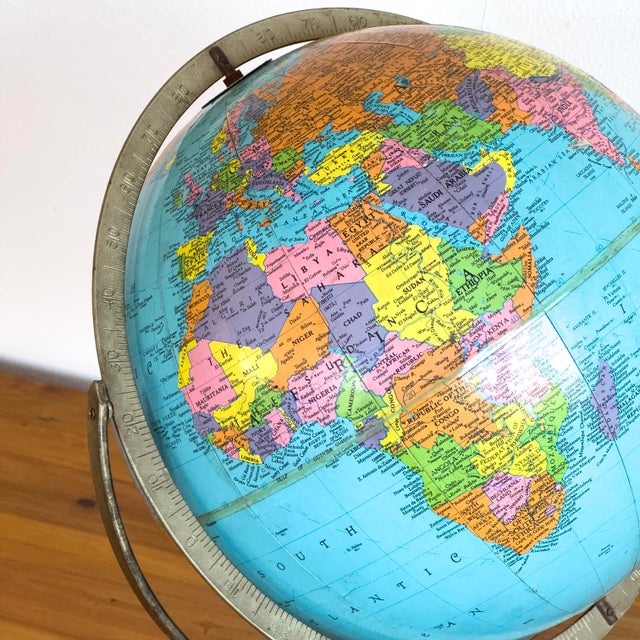 1950s Mid-Century Replogle Globe, Early 1960s For Sale - Image 5 of 5