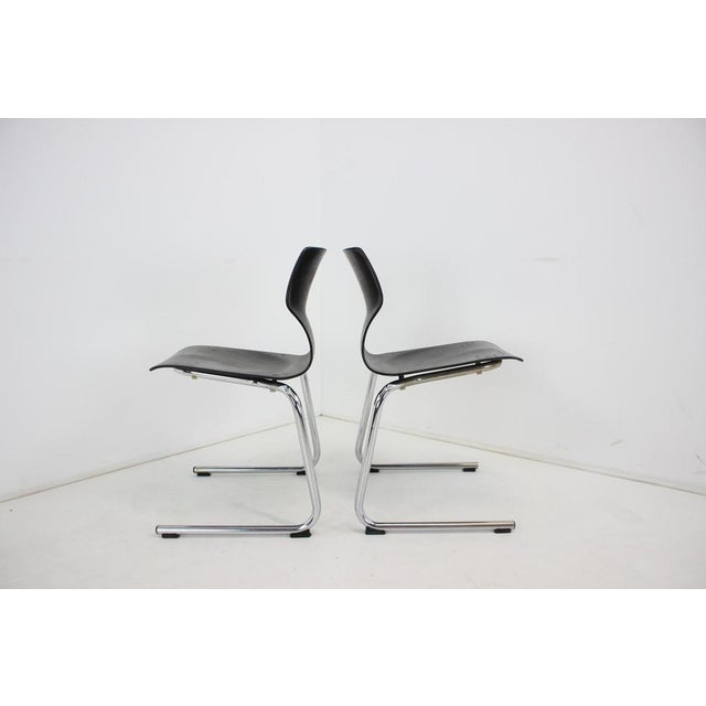 Set of Mid-Century Pagwood Chairs attributed to Flototto for Flötotto, 1980 For Sale - Image 9 of 17