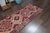 Textile 1970s Vintage Handmade Wool Cotton Red Runner Rug For Sale - Image 7 of 11