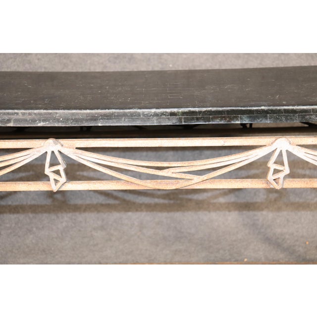 Tessellated Iron Console For Sale In Philadelphia - Image 6 of 7