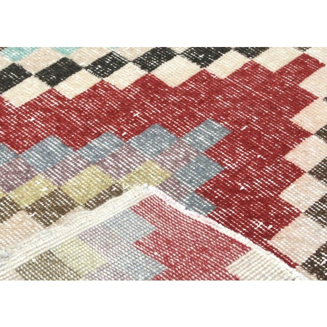1960s Turkish Mid-Century-Modern Rug For Sale - Image 4 of 5