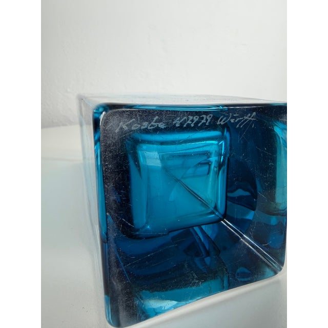 Swedish Art Glass Vases and Ashtray by Göran Wärff for Kosta Boda, 1970s, Set of 3 For Sale - Image 10 of 11