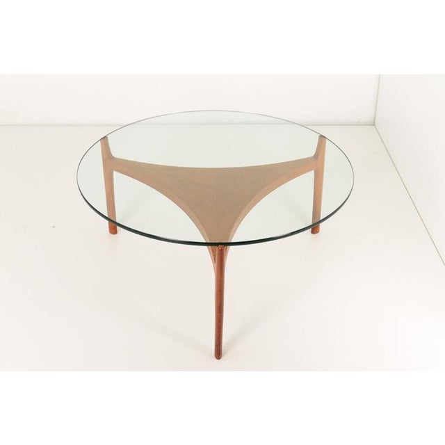 Side Table Designer: Sven Ellekaer Year: around 1960 Manufacturer: Christian Linneberg Country: Denmark Measurements: H 46...