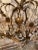 Early 20th Century Italian Metal Wall Sconce With Crystals For Sale - Image 4 of 10