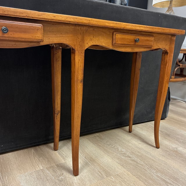 French Mid-Century Italian Louis XV Style Console Table Made for Bloomingdale's in Italy For Sale - Image 3 of 10