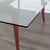 Wood Z Gallerie Glass Top Dining Table For Sale - Image 7 of 7