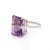 VRJewels Art Deco 23.70 Ct. Octagon Amethyst Big Cocktail Ring Size 7 For Sale - Image 4 of 10