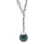 18ct White Gold Tahitian Pearl and Diamond Necklace 1.20ct 35.17g For Sale - Image 4 of 8