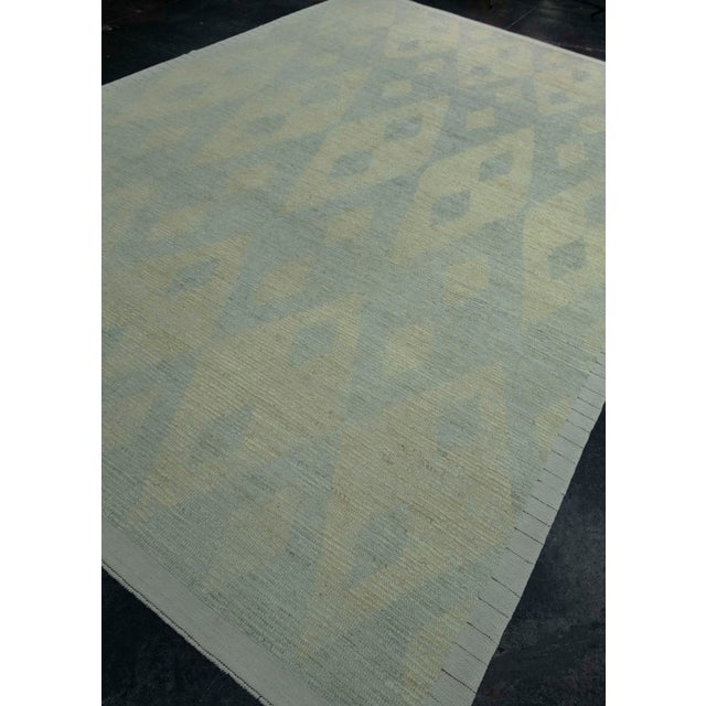 Turkish Turkish Tulu Handmade Rug 8'8" x 12'11" #18544 For Sale - Image 3 of 8