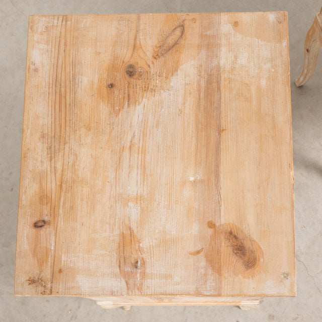 Pair of 20th Century Danish Whitewashed Pine Small Cabinet Nightstands For Sale - Image 4 of 16