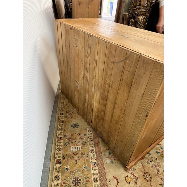 Antique Mexican Pine Wood Step Back Hutch For Sale - Image 11 of 12