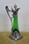 Antique Art Nouveau German WMF Green Glass Pewter Claret Pitcher Jug For Sale - Image 6 of 15