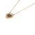 VR Jewels Blue Sapphire Diamond Sacred Heart Sunburst Pendant Necklace in 14k Yellow Gold For Sale - Image 4 of 16