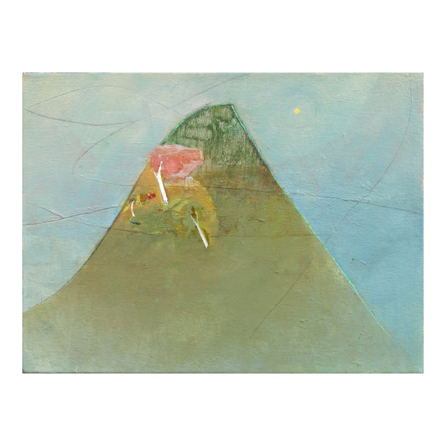 Pale Moon - Dream-Like Landscape Painting Original Artwork by Rob Katkowski For Sale