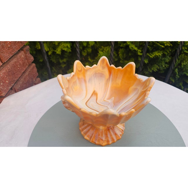 Art Deco Glass Cake Stand from United Glassware STS Abel, 1930s For Sale - Image 3 of 7
