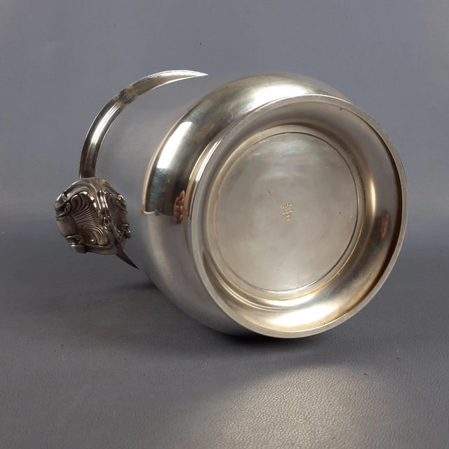 Vintage Art Deco Silver-Plated Gallia Ice Bucket from Christofle, 1960s For Sale - Image 6 of 11