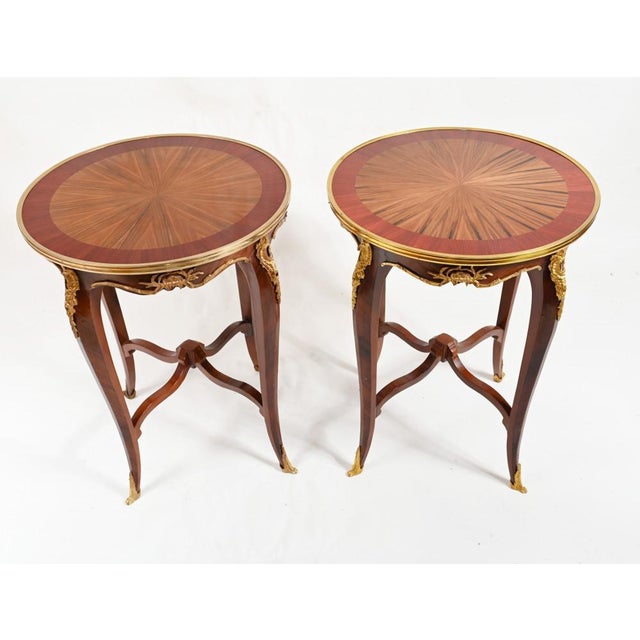 Regency French Side Tables, Set of 2 For Sale - Image 4 of 8