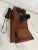 Presenting Antique Wall hanging crank phone comes with wooden body and metal and black Bakelite microphone on headphone....