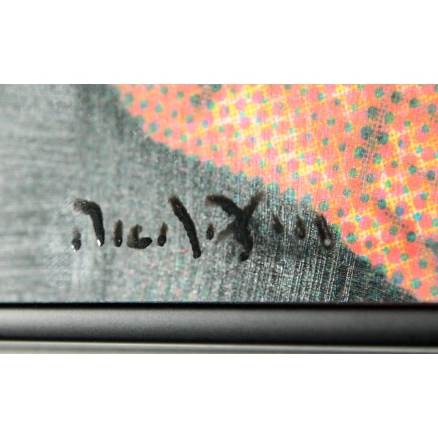 Red Vintage C.1980's Dick Tracy Acrylic Shadowbox Wall Art For Sale - Image 8 of 9