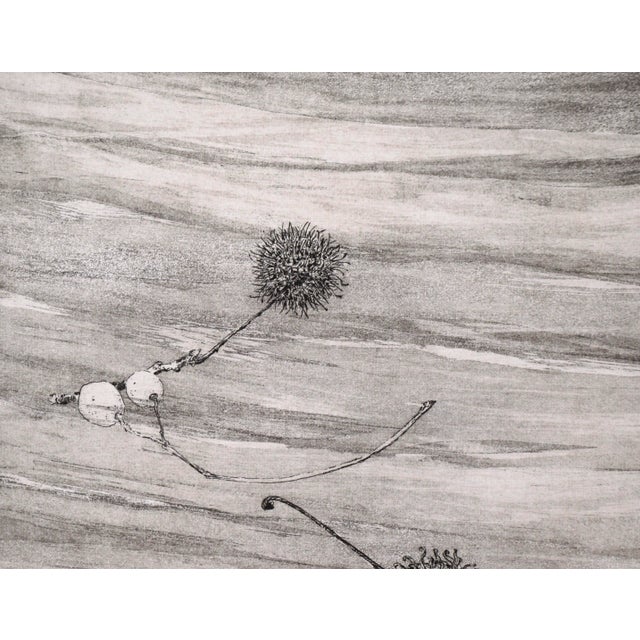 Black "Dialogue to the Wind" - Intaglio Print by Tomoya Uchida For Sale - Image 8 of 9