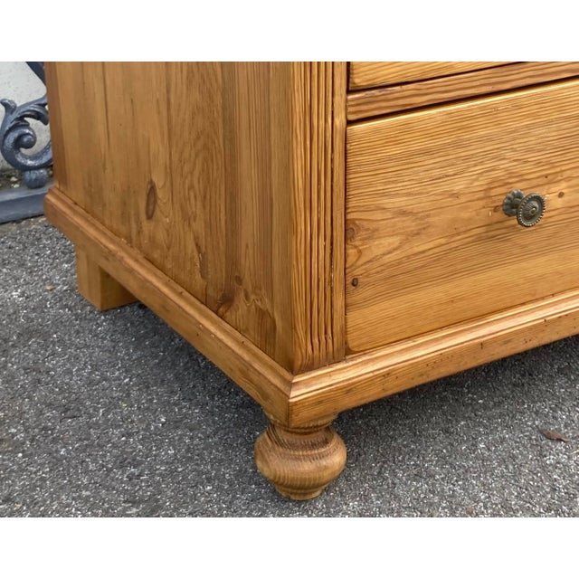 Pine Chest of Three Drawers, Germany For Sale - Image 4 of 14