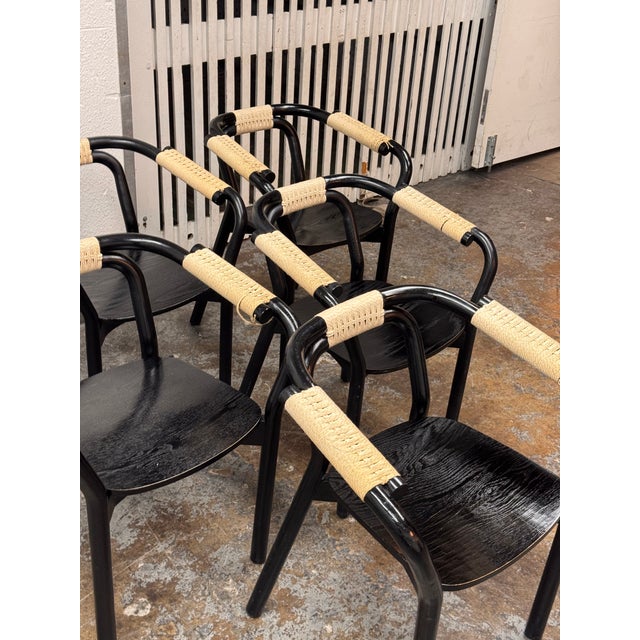 Tatsuo Kuroda for Normann Copenhagen Knot Dining Chairs, Set of Six For Sale - Image 11 of 12