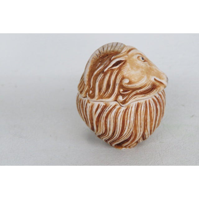 Harmony Kingdom Roly Poly Gleason Goat Ram Box Figurine With Original Box 5123b For Sale - Image 4 of 17