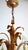 Gold Gilded Metal 6-Light Chandelier by Hans Kögl, 1970s For Sale - Image 8 of 14