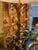 Vintage Hollywood Regency Italian Style Gilt Tole and Crystal Prism Table Lamp - a Pair For Sale - Image 9 of 9