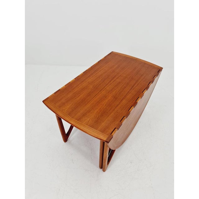 Mid-Century Modern Danish Drop Leaf Teak Dining Table from Niels Koefoed, 1960s For Sale - Image 17 of 18