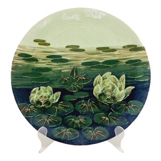 Large Art Nouveau Majolica Bowl by Schütz Cilli, 1890s For Sale