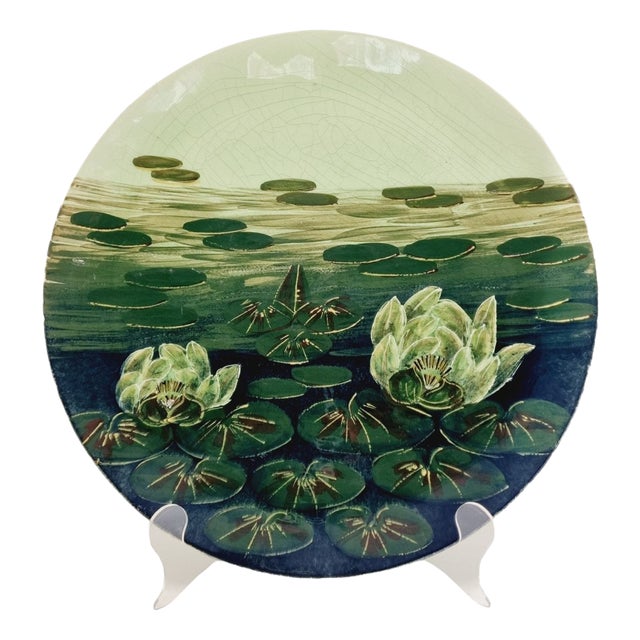 Large Art Nouveau Majolica Bowl by Schütz Cilli, 1890s For Sale