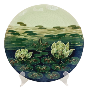 Large Art Nouveau Majolica Bowl by Schütz Cilli, 1890s