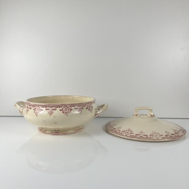 Ironstone Tureen by H. Boulenger & Cie., 1890s For Sale - Image 5 of 16