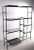 Mid-Century Modern Iron and Marble Shelf with Adjustable Shelves Attributed to Weinberg For Sale - Image 3 of 13