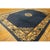 Chinese 1920s Navy Solid Medallion Antique Chinese Peking Rug Knotted Wool 10' X 12' 7" For Sale - Image 3 of 9