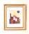 The three limited-edition signed prints from original watercolor paintings by M. Abouchaar are framed in new frames with...