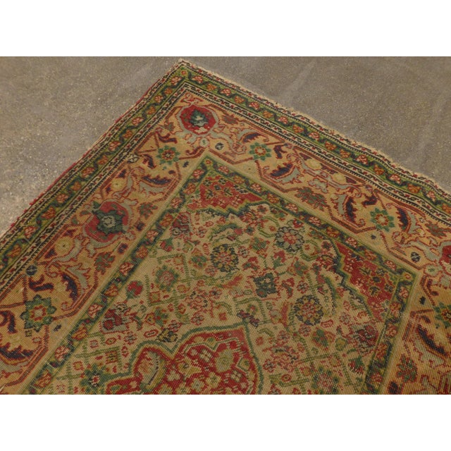 Boho Chic Hand Knotted Vintage Turkish Rug For Sale - Image 3 of 10