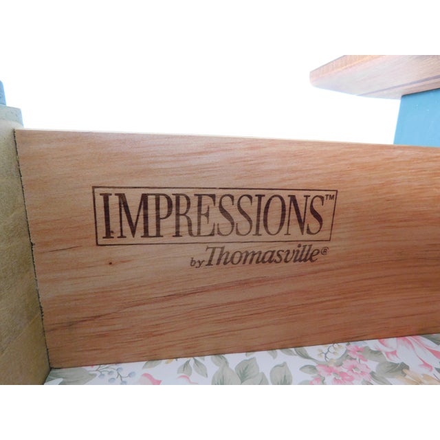 Late 20th Century Thomasville Impressions Shaker Style Lingerie Chest For Sale - Image 5 of 15