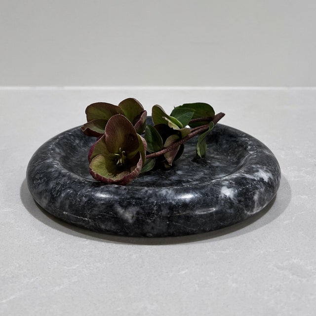 Contemporary Grey Marble Casa Catchall Tray by Nina Magon For Sale - Image 3 of 3