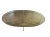 LaBarge Mid-Century Modern Oval Brass & Glass Coffee Table With Hoof Feet For Sale - Image 9 of 11