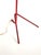 Swedish Modern Table Lamp in Red Lacquered Metal, Sweden, 1950s For Sale - Image 4 of 9
