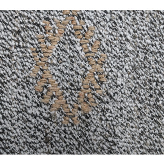 Turkish Vintage Kilim Handwoven Flatweave Wool Rug For Sale - Image 6 of 8
