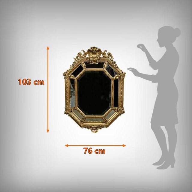Louis XV Style Mirror with Parcloses For Sale - Image 12 of 13